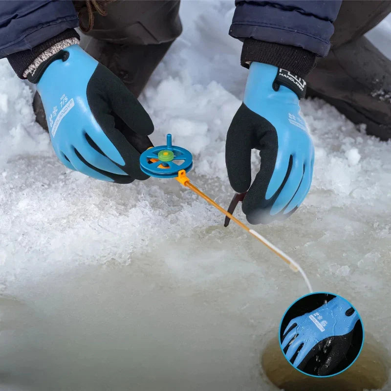 Gants de travail d'hiver imperméables, doublure isolante