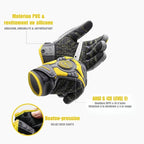 Gants de travail anti-coupure et tactiles, PVC et silicone