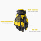 Gants de travail anti-coupure et tactiles, PVC et silicone