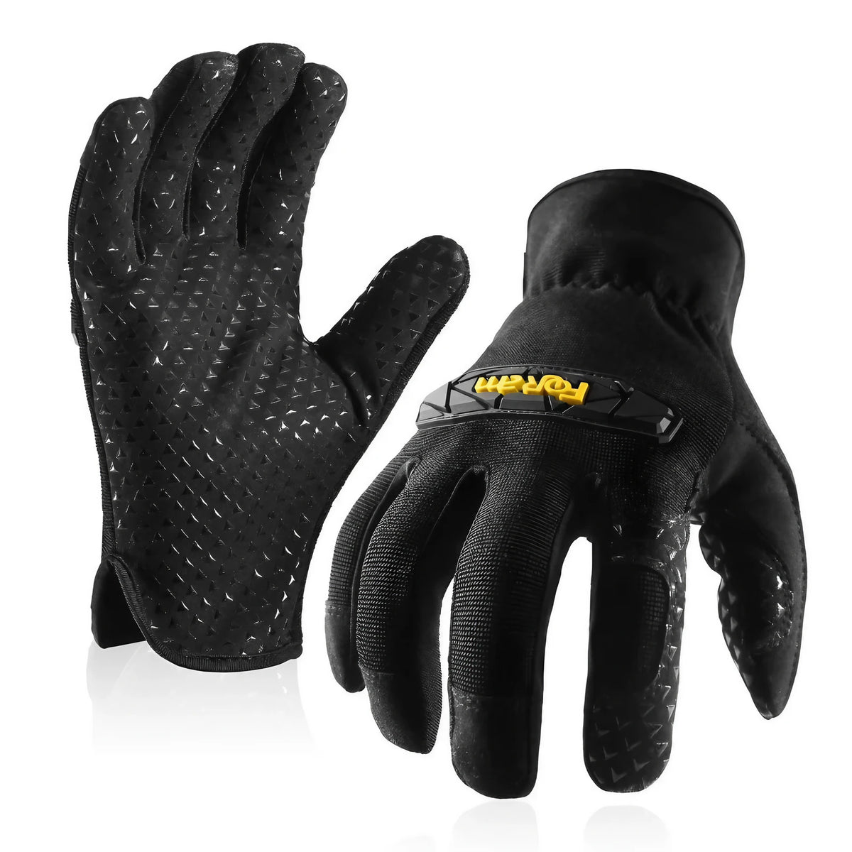 Gants de travail à jointures renforcées, paume en silicone