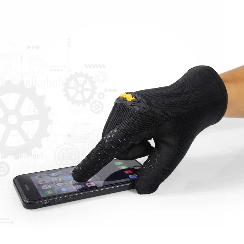 Gants de travail à jointures renforcées, paume en silicone