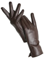 Gants d'hiver femme à doublure chaude, quatre coloris