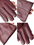 Gants d'hiver femme à doublure chaude, quatre coloris