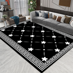 Tapis trompe-l'œil géométrique, six motifs, trois formats