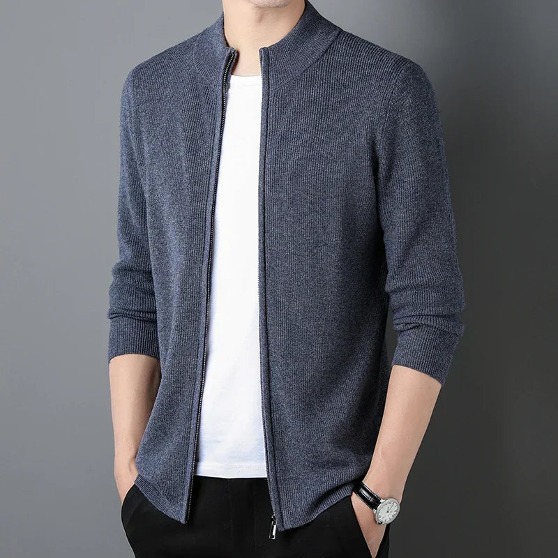 Gilet homme à col, coupe ajustée, quatre coloris, du S au 2XL, gris