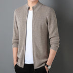 Gilet homme à col, coupe ajustée, quatre coloris, du S au 2XL, kaki