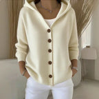 Gilet à capuche femme boutonné, du S au 5XL, quatre coloris, beige