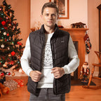 Gilet chauffant homme USB, 13 zones, trois niveaux de chaleur