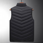Gilet chauffant homme USB, 13 zones, trois niveaux de chaleur
