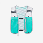 Gilet de course mixte à poches, réglable, éléments réfléchissants, bleu ciel