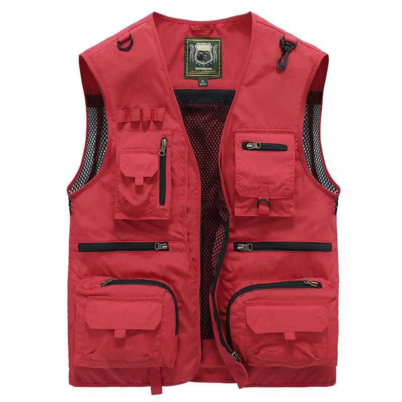 Gilet sans manches homme multipoches pour l'été, cinq coloris