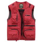 Gilet sans manches homme multipoches pour l'été, cinq coloris