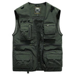 Gilet sans manches homme multipoches pour l'été, cinq coloris