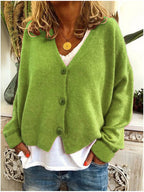 Gilet femme à col V, six coloris, du XS au 3XL, vert clair