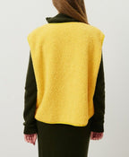 Gilet sans manches femme boutonné, col V, six coloris