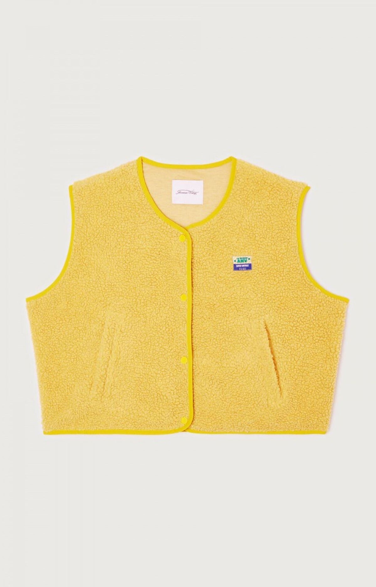 Gilet sans manches femme boutonné, col V, six coloris