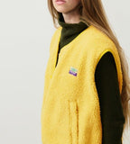 Gilet sans manches femme boutonné, col V, six coloris
