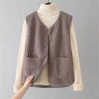 Gilet sans manches femme chaud, trois coloris, du XS au 3XL