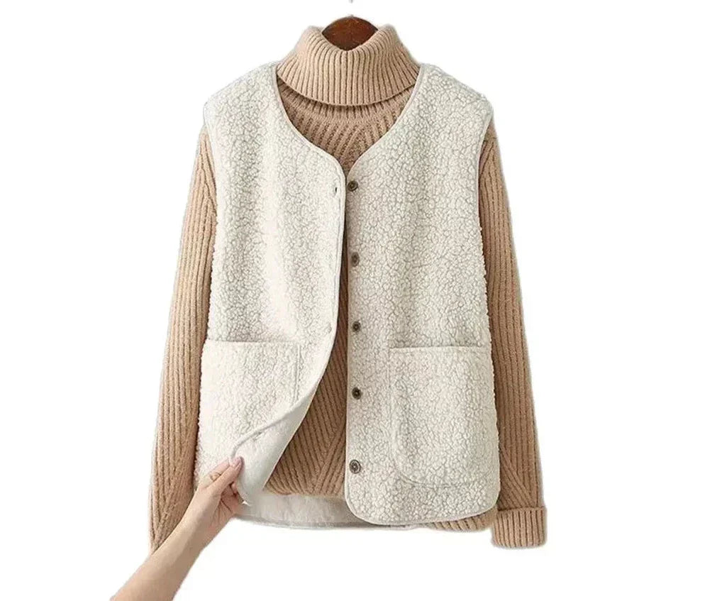 Gilet sans manches femme chaud, trois coloris, du XS au 3XL