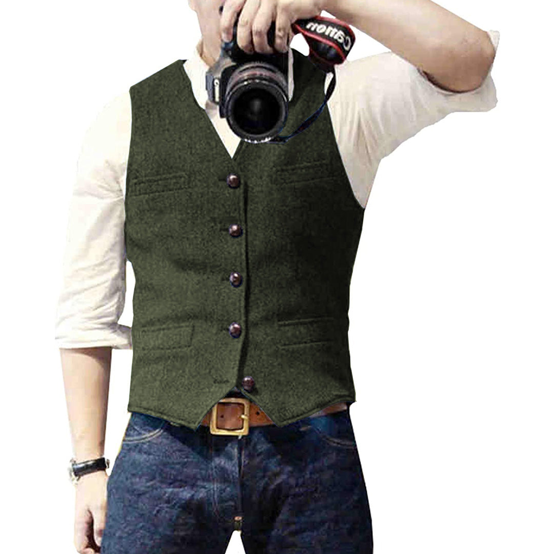 Gilet homme coupe ajustée, sept coloris, du XS au 3XL, vert