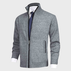 Gilet zippé homme, six coloris, du M au 3XL, gris clair