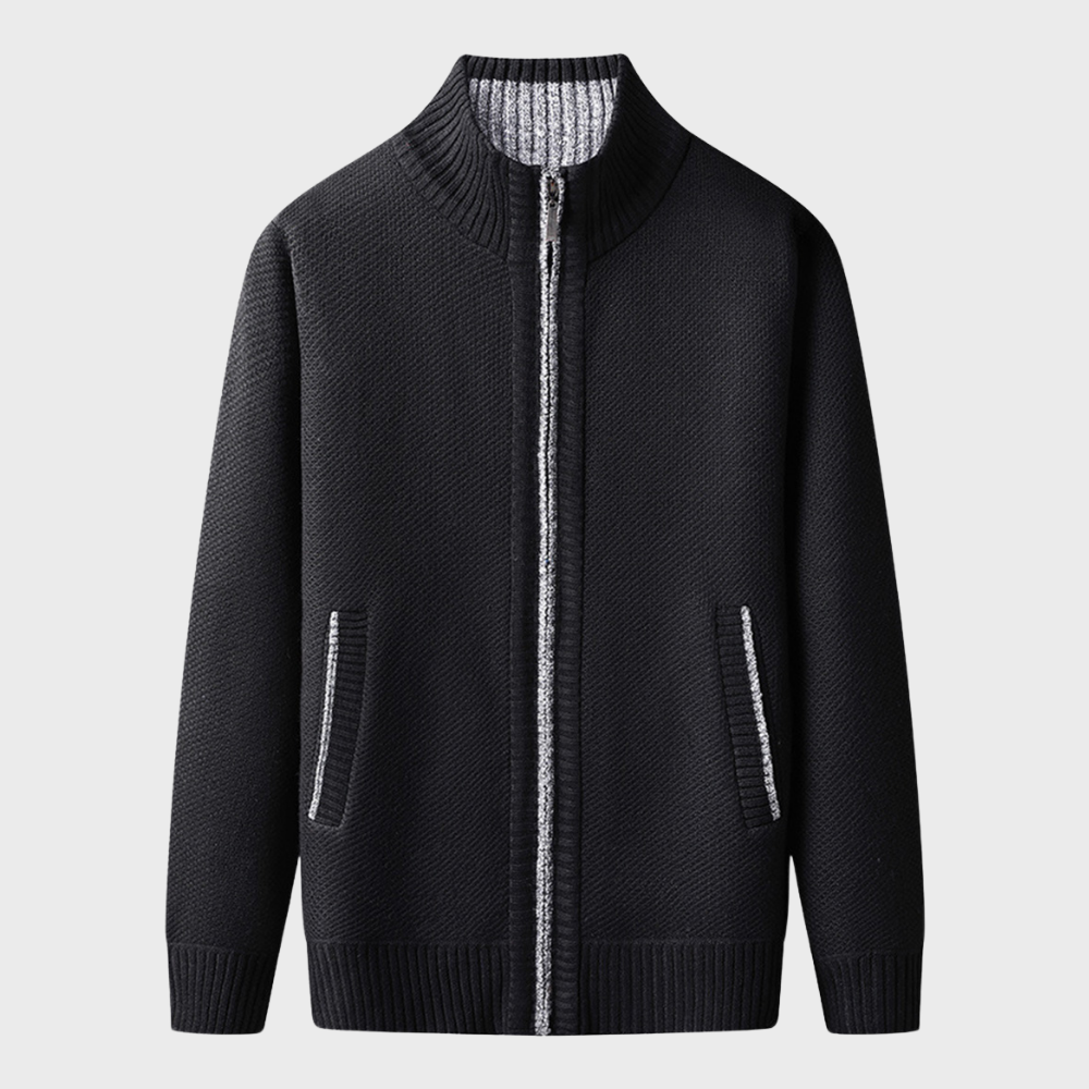 Gilet zippé homme, six coloris, du M au 3XL, noir
