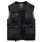 Gilet sans manches homme multipoches, nylon et polyester, du S au 5XL