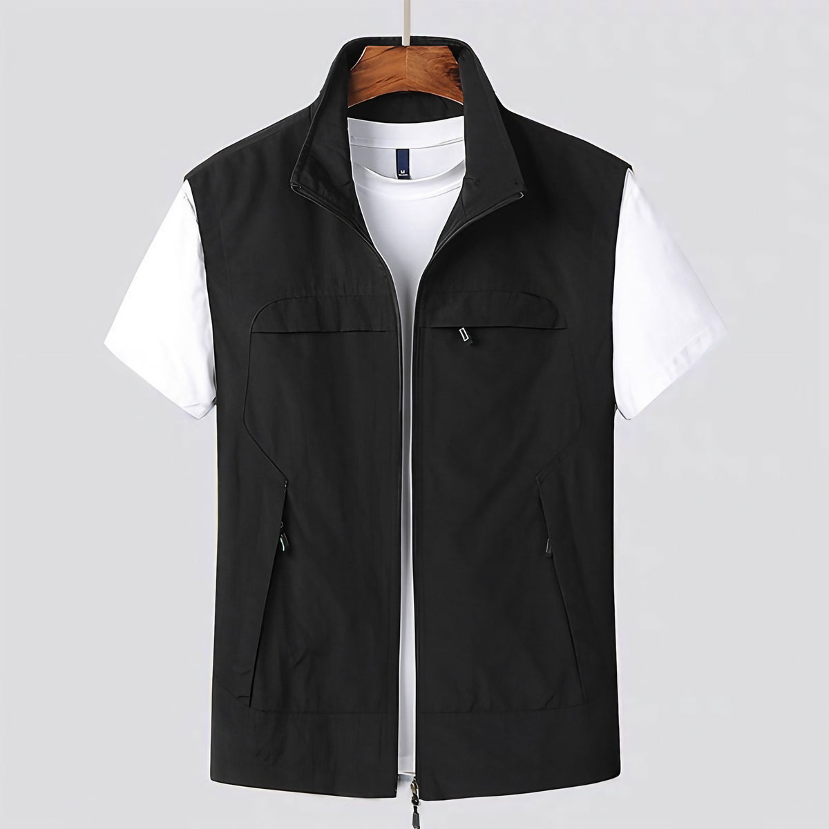 Gilet sans manches homme à séchage rapide, léger, du XS au 4XL