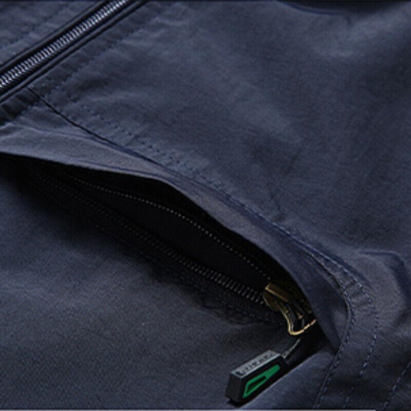 Veste légère homme zippée pour l'été, protection UV