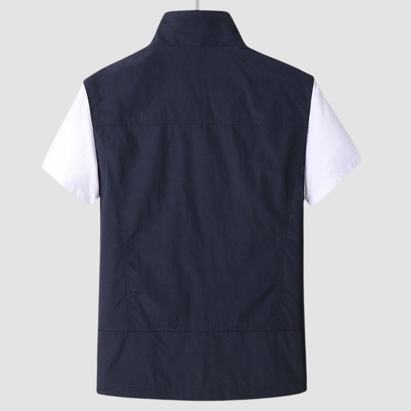 Veste légère homme zippée pour l'été, protection UV