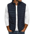 Gilet matelassé homme sans manches, du XS au 3XL, bleu