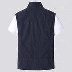 Gilet sans manches homme uni, quatre coloris, du XS au 4XL