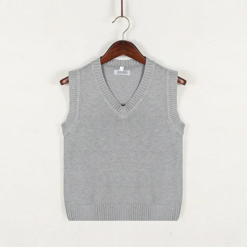Gilet sans manches homme col V, coupe ajustée, du XS au 5XL, gris