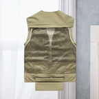 Gilet multipoches homme sans manches, randonnée et pêche