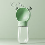 Gourde pour chien en forme d'ourson, ouverture de 10 cm, vert