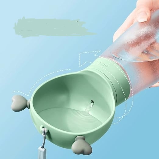 Gourde pour chien en forme d'ourson, ouverture de 10 cm