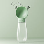 Gourde pour chien en forme d'ourson, ouverture de 10 cm, vert