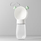 Gourde pour chien en forme d'ourson, ouverture de 10 cm, blanc