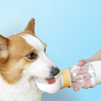 Gourde pour chien 2 en 1 avec gamelle intégrée, pour la balade