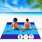 Couverture de plage imperméable anti-sable, deux grands formats