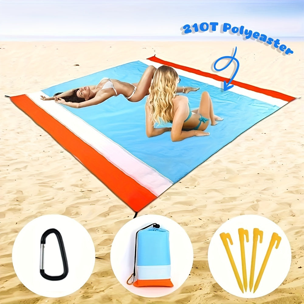 Couverture de plage imperméable anti-sable, deux grands formats