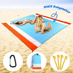 Couverture de plage imperméable anti-sable, deux grands formats