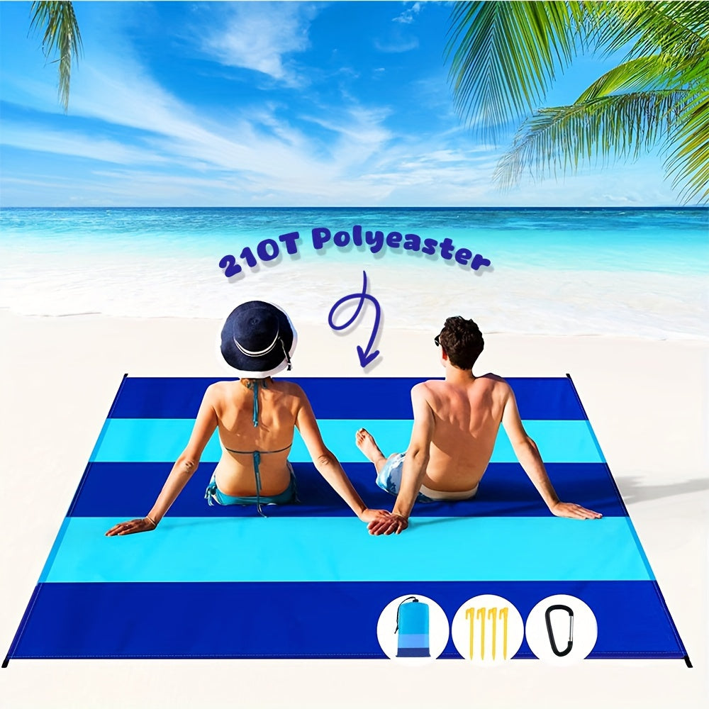 Couverture de plage imperméable anti-sable, deux grands formats