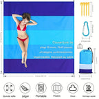 Couverture de plage imperméable anti-sable, deux grands formats