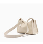 Sac besace femme en cuir grainé, sangle réglable, quatre coloris