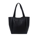 Sac cabas femme carré 31 x 31 cm, noir, marron ou kaki, noir