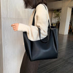 Sac cabas femme carré 31 x 31 cm, noir, marron ou kaki
