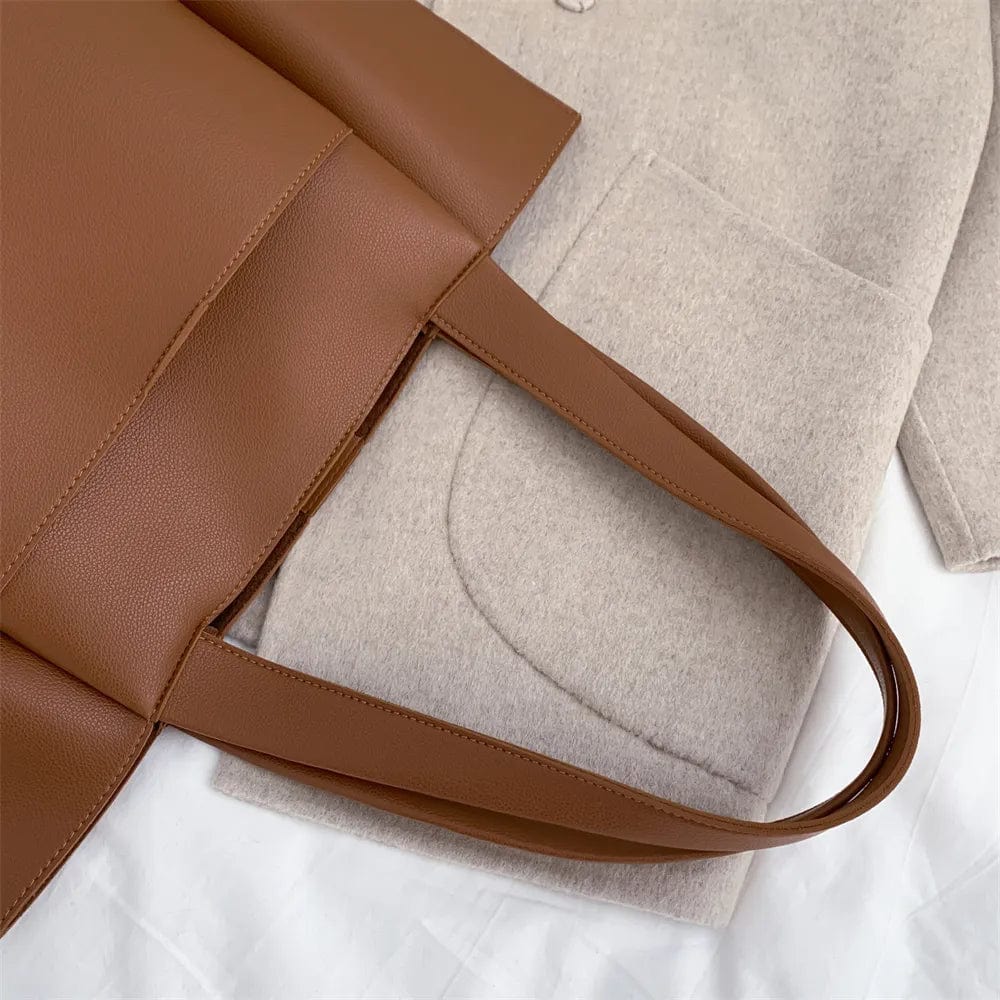 Sac cabas femme carré 31 x 31 cm, noir, marron ou kaki