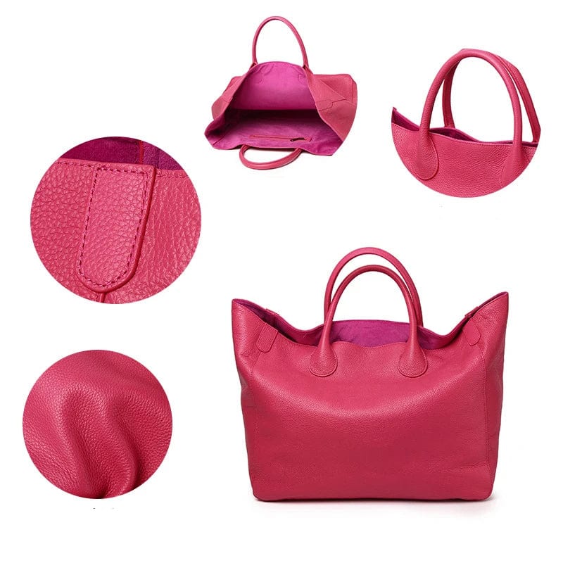 Grand sac cabas femme 54 cm pour ordinateur portable, six coloris