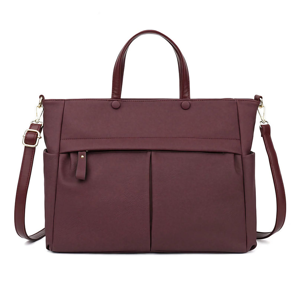 Sac cabas femme grand format, ordinateur 14 pouces, passe-trolley